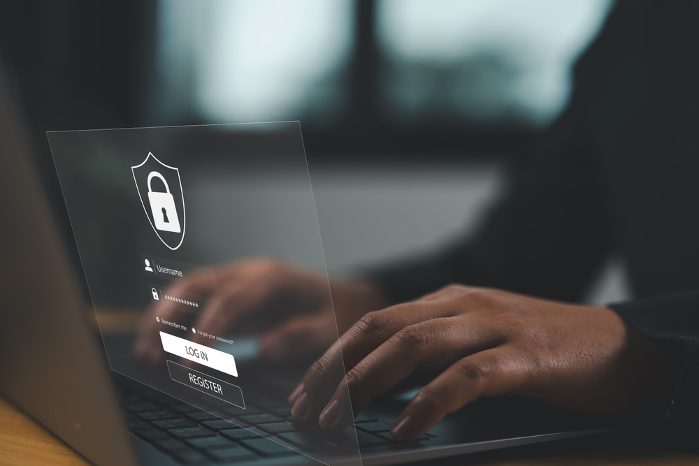 Secure,Internet,Access,And,Security,Of,Personal,Data.,Woman,Typing best password manager application